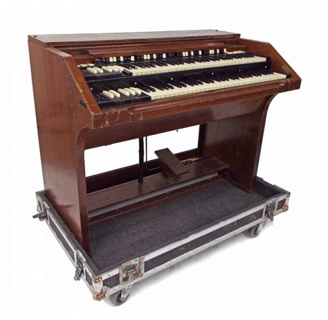 Hammond C3 Organ Made In Uk Serial No 98372 Within A Fitted Heavy