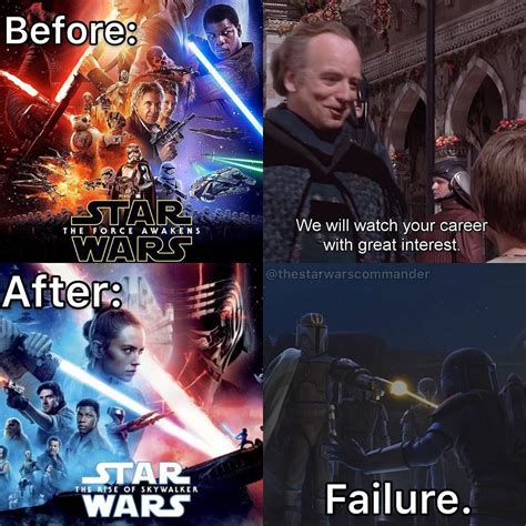 Star Wars Humor Star Wars Memes Star Wars Clone Wars Rsequelmemes