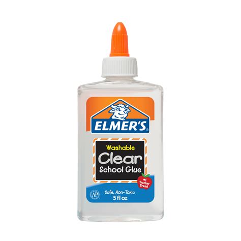 Elmers Liquid School Glue Clear Glue Washable Great For Making