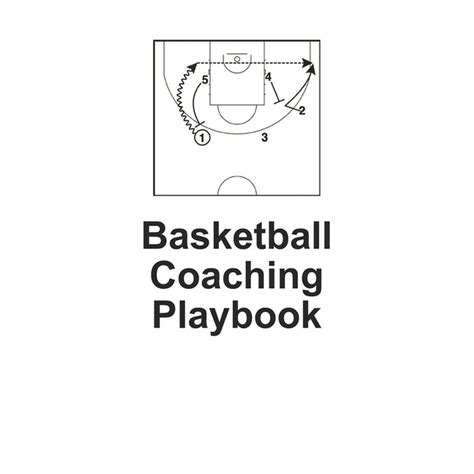 Basketball Coaching Playbook 100 Blank Templates To Enhance Your