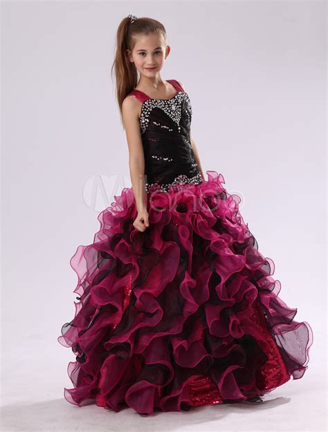 Comely Ball Gown Beading Organza Flower Girl Dress