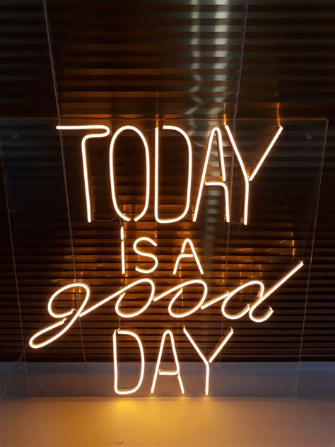 Today is a good day Neon Sign Flex Neon Light Custom Neon Sign | Etsy
