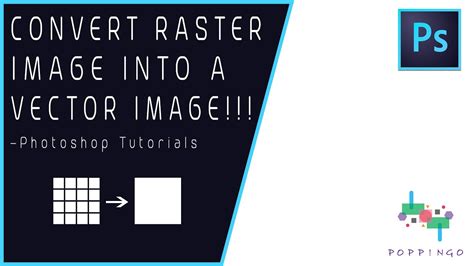How To Convert Raster Image To Vector Image In Photoshop Photoshop