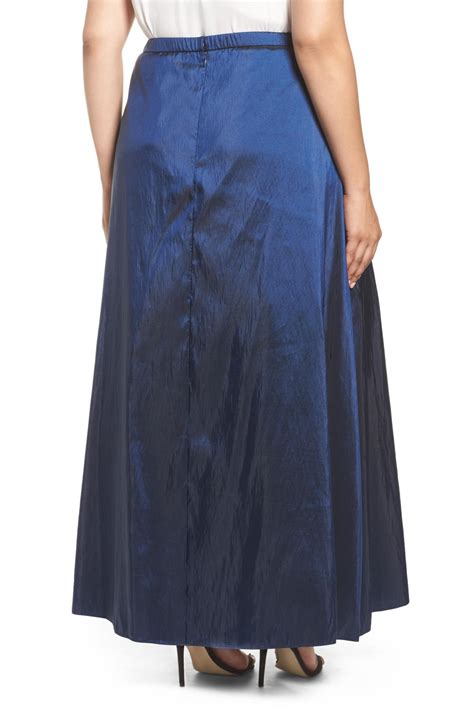 Lyst Alex Evenings Taffeta Ballgown Skirt In Blue