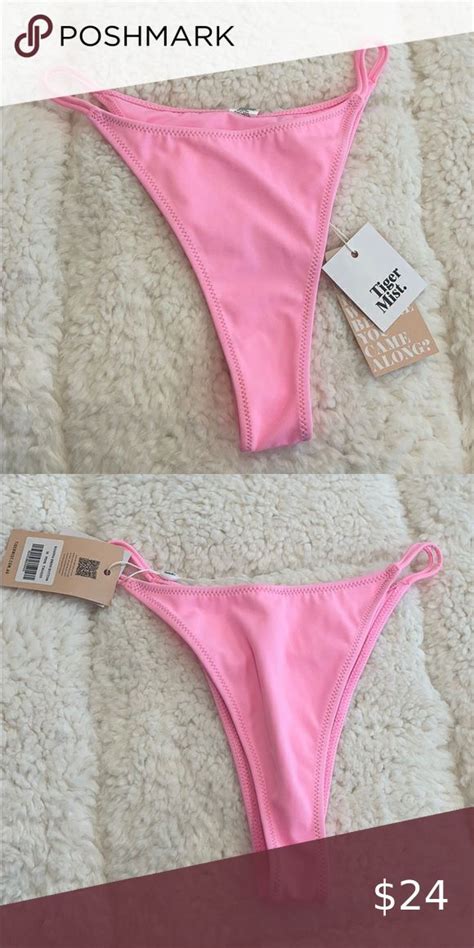 Tiger Mist Neon Pink Bikini Bottom Pink Bikini Bottoms Neon Pink