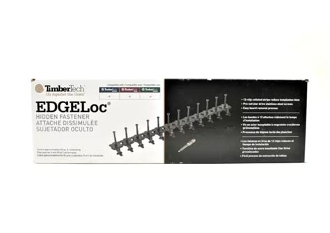 Timbertech Edgeloc Hidden Fasteners For Composite Decking 96 Clips And