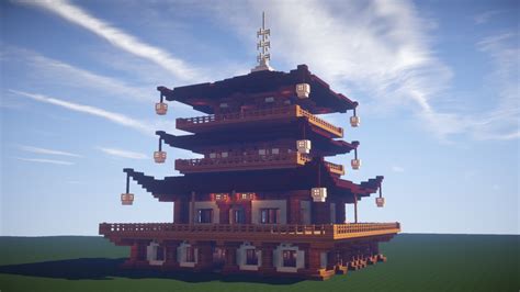 Japanese Temple Ph Minecraft Map