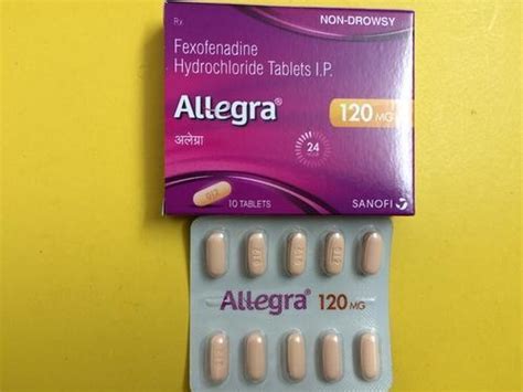 Allegra 120 At Rs 130strip Allergy Relief Tablets Id 13690564488