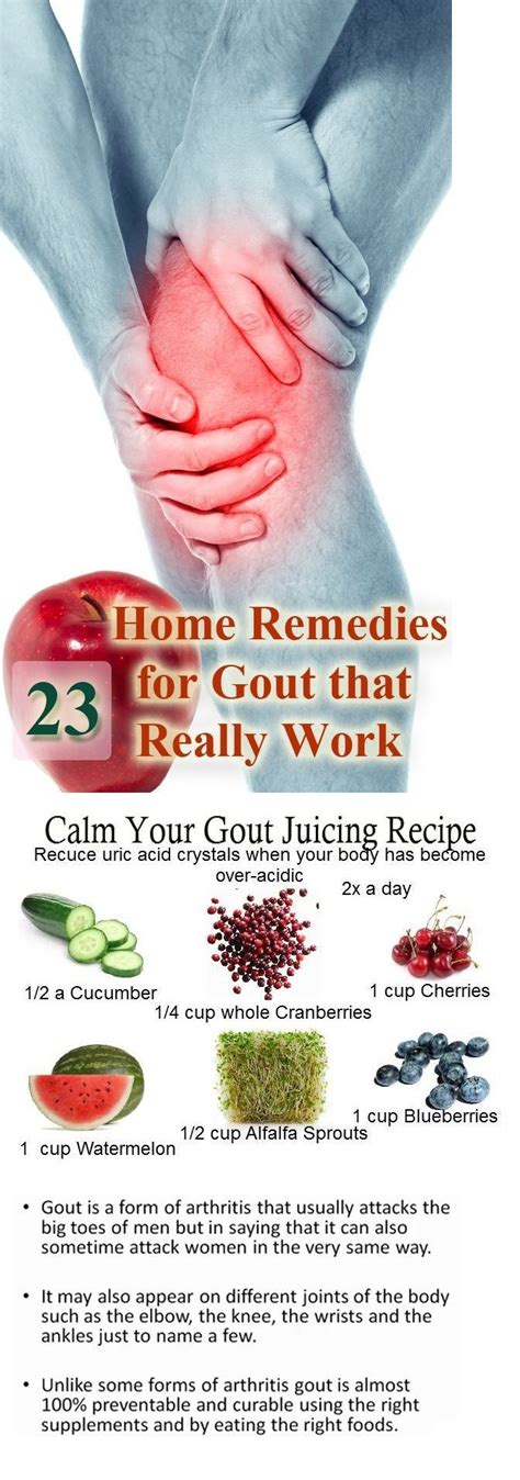 Immediate Gout Pain Relief Pin On Gout Remedy Although You Must