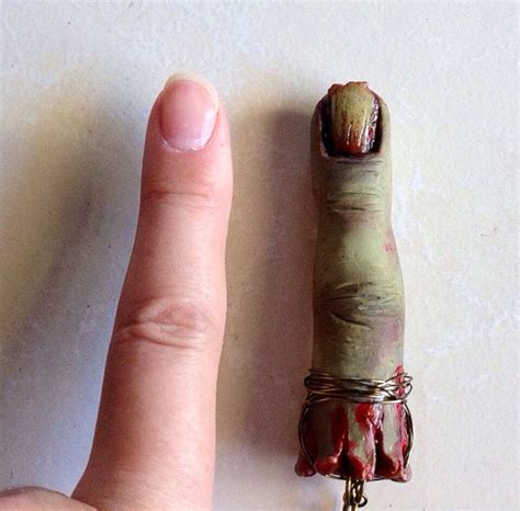 Zombie Finger Hunting Souvenir Polymer Clay Zombie Finger Etsy