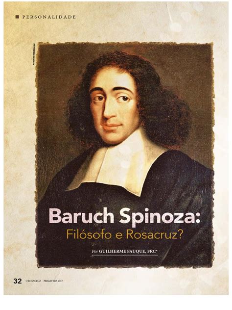 Baruch Spinoza Pdf Rosacrucianismo Baruch Spinoza