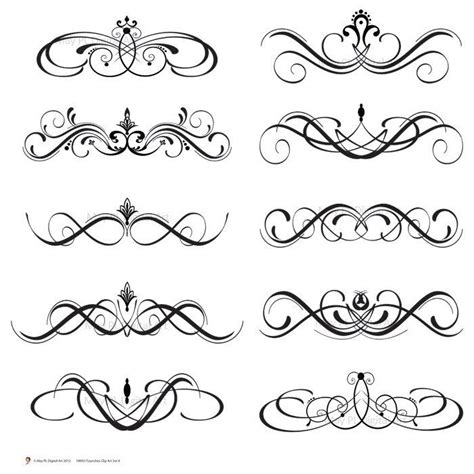 Embellishments Cliparts Add Decorative Elements To Your Designs