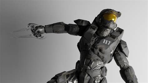 3d Model Halo Master Chief Model 3d Stl Vr Ar Low Poly Rigged
