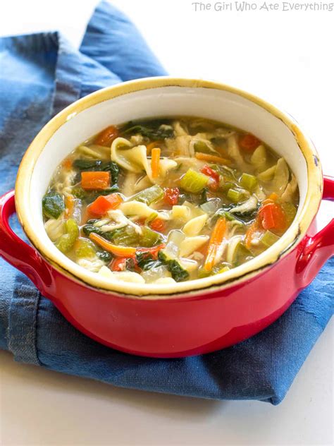 A happier bird makes for happier food. Healthy Vegetable Chicken Soup - The Girl Who Ate Everything