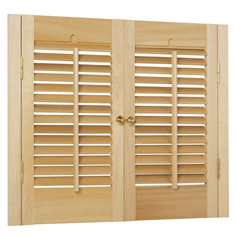The shutter size and louvers vary. interior shutters lowes 2017 - Grasscloth Wallpaper