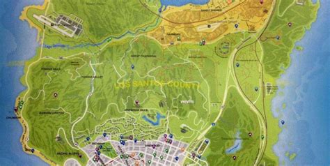 Grand Theft Auto 5 Map