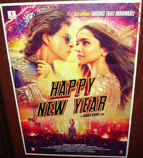 Happy New Year Shah Rukh Khan Bollywood Poster 2 Happy New Year
