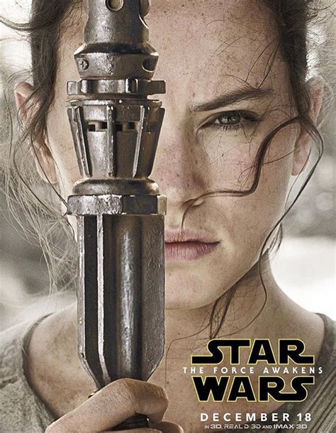 Star Wars The Force Awakens Character Poster Rey Star Wars Photo