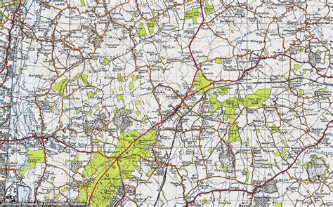 Historic Ordnance Survey Map Of Epping 1946 Francis Frith