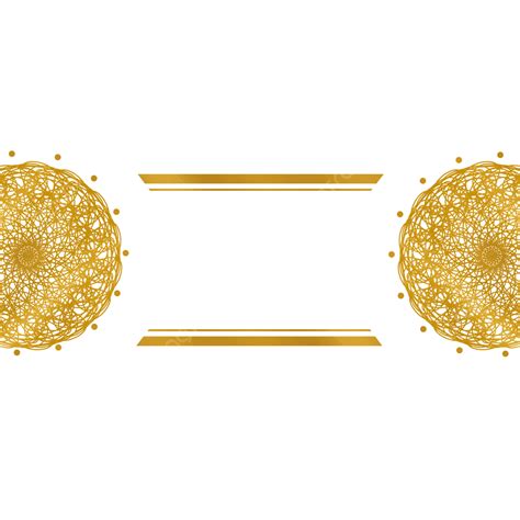 Islam Mandala Hd Transparent Golden Mandala Islamic Background Golden