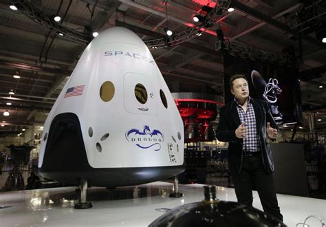 Spacex Elon Musk Unveils Spacecraft To Ferry Astronauts To Space