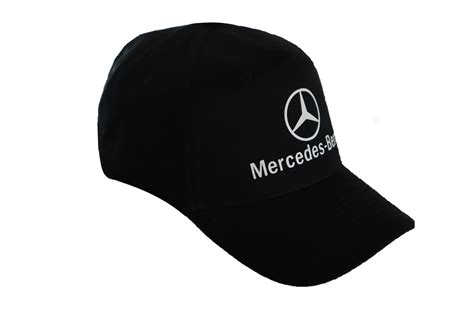 Mercedes Benz Cap Hat Black White Adjustable Size With Etsy