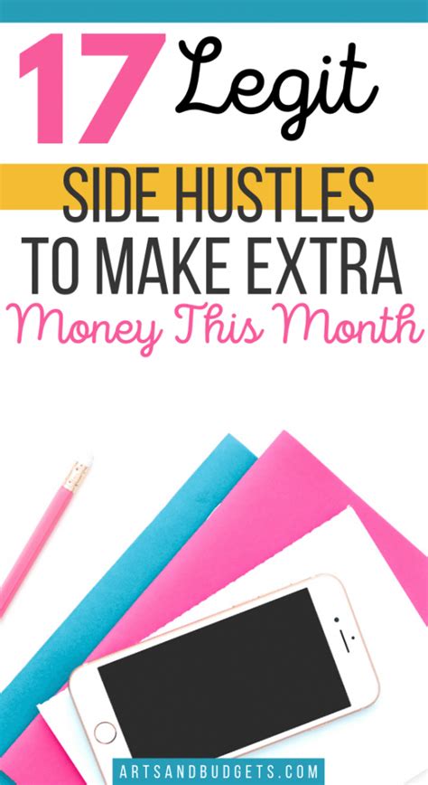 17 Legit Easy Side Hustles To Make Extra Money Arts And Budgets