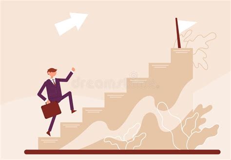 First Step To Success Stock Illustration Illustration Of Beginnings