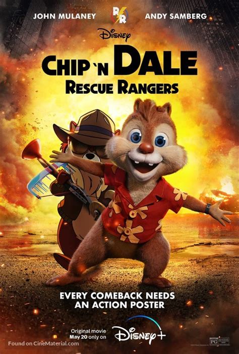 Chip N Dale Rescue Rangers 2022 Movie Poster