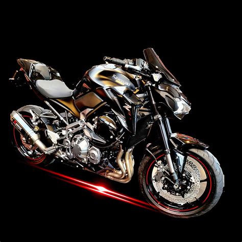 Kawasaki Z Bike Brutale Kawa Motorcycle Night Super Superbike