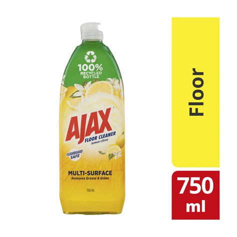 Ideal to remove bacteria and germs. Ajax Lemon Floor Cleaner 750mL 19300632077769 | eBay