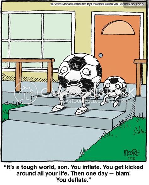 Soccer Ball Cartoons And Comics Funny Pictures From Cartoonstock