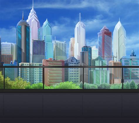 Ext City Balcony Day Episode Interactive Backgrounds Episode