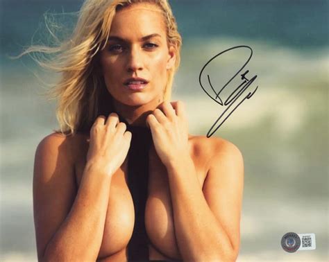 Paige Spiranac Signed Autographed Sexy Bikini Photo Lpga Golf The My