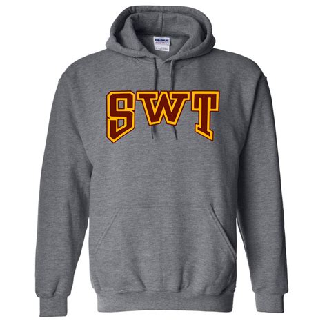 Swt Hoodie Swt Sweatshirt Southwest Texas State University Etsy
