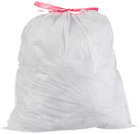 Huis Garbage Kitchen Trash Bags 13 Gallon 120 Count Tall Red Drawstring Tie White Mccarthyscorkie