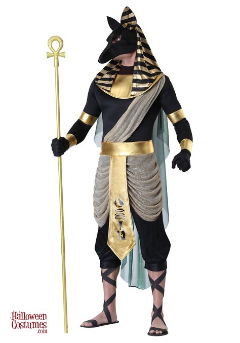 Anubis Men S Costume Exclusive Anubis Costume Pharaoh Costume Cleopatra Costume Mens