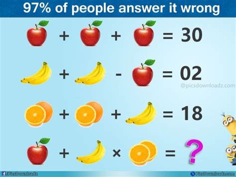 3 friends went to a shop and purchased 3 toys. Apple + Banana × Orange = ?? - The Viral Fruits Math ...