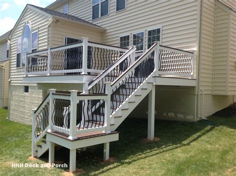 Cellular pvc railings are a great choice. Deck Gallery - HNH Deck and Porch, LLC 443-324-5217