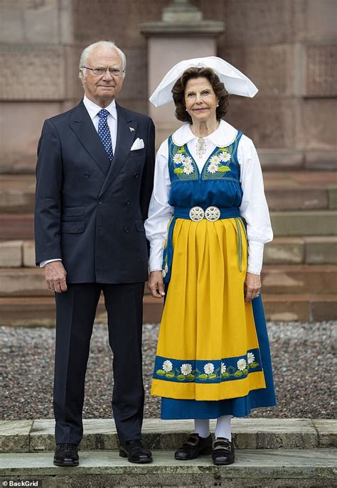 King Carl Gustaf And Queen Silvia Step Out To Celebrate National Day Of