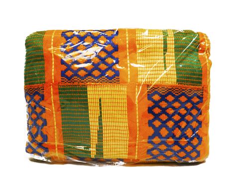 GHANA KENTE Authentic Handwoven FABRIC For Women 6 And 12 Yards A3