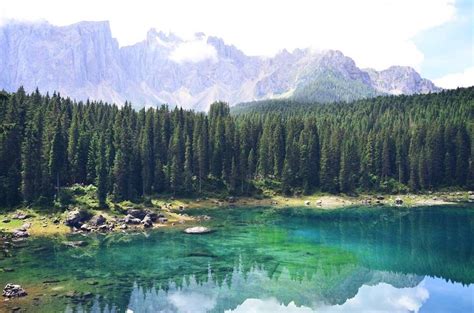 Karersee Lago Di Carezza Dolomites South Tyrol Lago