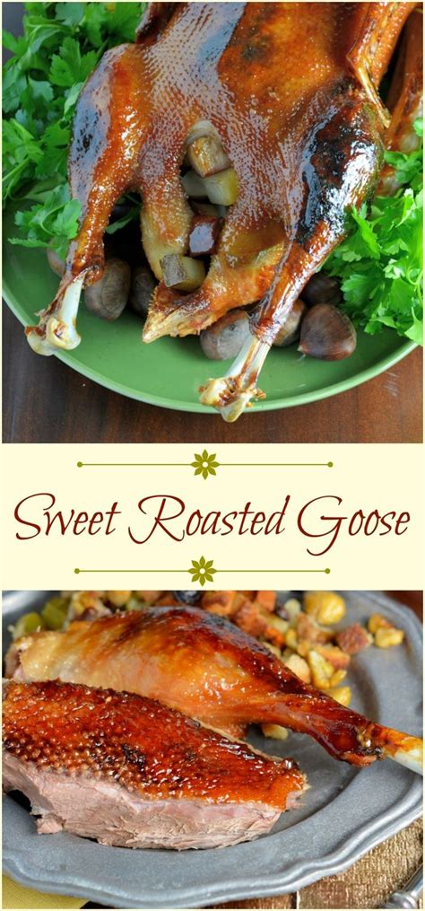 Traditional german christmas cake with. Sweet Roasted Goose- Succulent and sweet, roasted goose is the perfect Christmas dinner meal ...