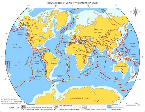 Dünya Haritası Haritalar Coğrafya Harita