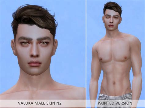 Valuka Male Painted Skin N2b Dark The Sims 4 Catalog