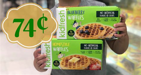 Kidfresh Waffles JUST $0.74 at Kroger!!! (Reg Price $3.99) | Kroger Krazy