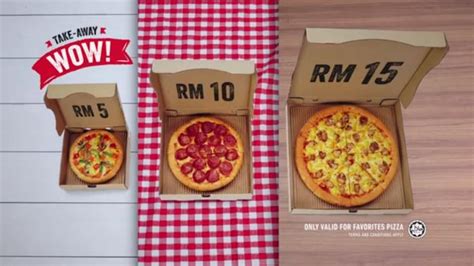 Home of the signature pan pizza, delivering hot & oven fresh pizzas from pizza hut. Pizza Hut Wow Take-Away Promotion from Only RM5