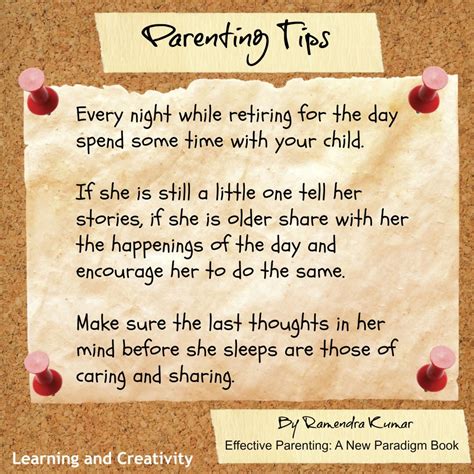 Parenting Tips #1: Bedtime Talks | Learning and Creativity ...