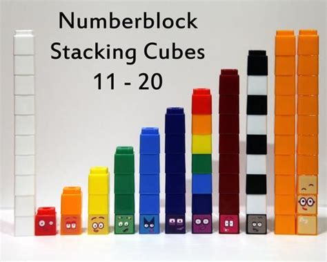 Numberblocks Coloring Pages 11 20 Kidsworksheetfun Box Template To
