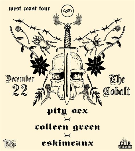 December 22nd Pity Sex Play The Cobalt Citr